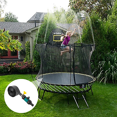 #ad 49Ft Trampoline Sprinkler Water Spray Outdoor Summer Fun Backyard Waterpark $13.17