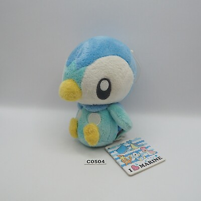 #ad Piplup C0504 Pokemon Banpresto I Love Marine 2013 Plush 5quot; TAG Toy Doll Japan $11.04