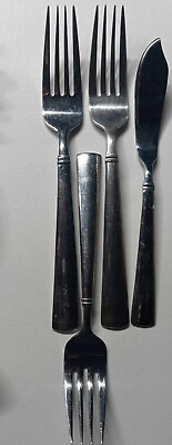 #ad Reed Barton Perspective Flatware Lot 4 Pc $23.99