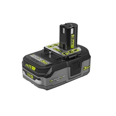 #ad RYOBI HP 3.0 Ah High Capacity Battery 18 V Li Ion LITHIUM w Illuminated Charge $87.01