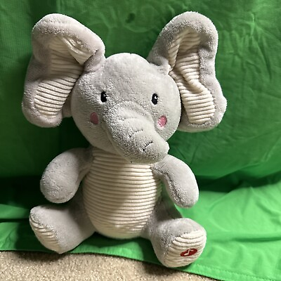 #ad Spark Create Imagine Peek A Boo Grey Elephant Plush Toy for Infants Kids Baby $8.99