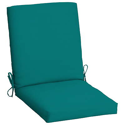 #ad 37quot;L x 19.5quot;W Teal 1 Piece Rectangle Outdoor Chair Cushion $19.97