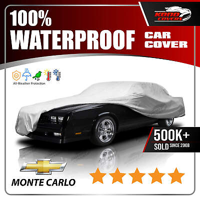 #ad Chevy Monte Carlo 6 Layer Car Cover Outdoor Water Proof Rain Snow Sun 4th Gen $55.95