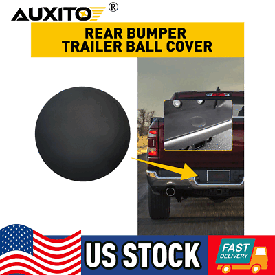 #ad FOR 2003 2019 DODGE RAM REAR BUMPER STEP PAD TOWING BALL PLUG ROUND CAP NEW $8.99