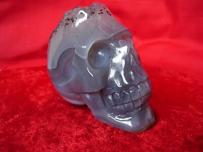 #ad crystal skull agate geode Z7 85 mm GBP 110.00