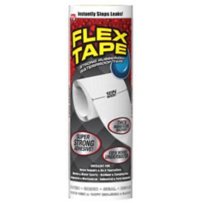 #ad Flex Seal TFSWHTR1210 Flex Tape White 12 .in X 10#x27; $62.02