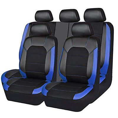 #ad For Toyota Car Seat Cover Full Set Leather 5 Seat Front Rear Cushion Protector $39.90