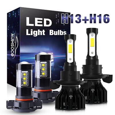 #ad For Ford	Escape 2008 2012 Combo LED Headlight HighLow Beams amp; Fog Light Bulbs $35.99