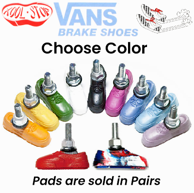 #ad Kool Stop Vans Shoe Brake Pads BMX Bike Brakes Threaded Post Pick Your Color $8.58