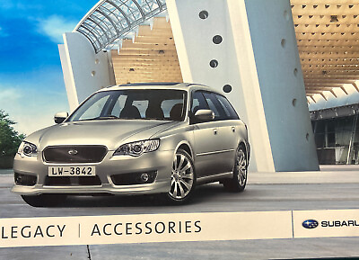 #ad The Subaru Legacy Accessories Range Car Sales Brochure Collectable GBP 3.19