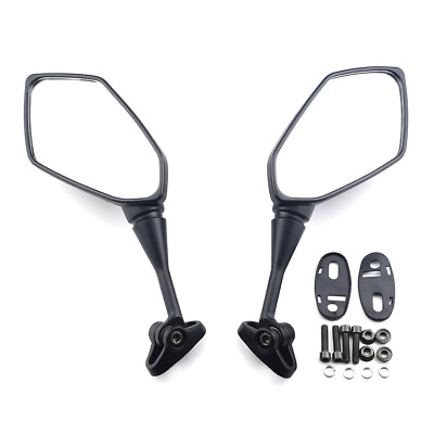 #ad Left amp; Right Motorcycle Rearview Mirrors For Honda CBR250R 2011 2012 2013 Black $25.85