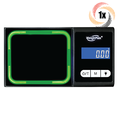 #ad 1x Scale WeighMax Luminx Green LED Digital Pocket Scale 100G $25.03