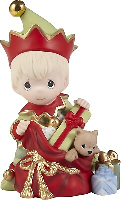 #ad Precious Moments #x27;Fill Your Holidays W Special Surprises#x27; Elf 2022 Fig #221013 $29.95