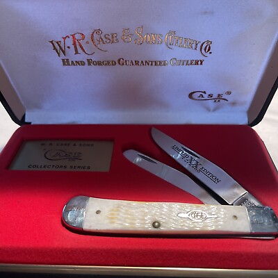 #ad Limited Edition Case Knife Whitebone Trapper 1 of 2500 In OG Box 🔥 $130.00