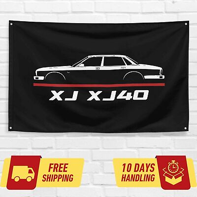 #ad For Jaguar XJ XJ40 1986 1994 Car Enthusiast 3x5 ft Flag Birthday Gift Banner $17.95