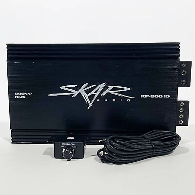 #ad USED SKAR AUDIO RP 800.1D 800 WATT MAX POWER CLASS D MONO SUB AMPLIFIER $92.99