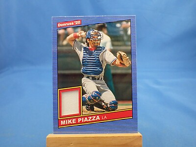 #ad Mike Piazza Donruss 2020 Retro 1986 Materials jersey $5.99