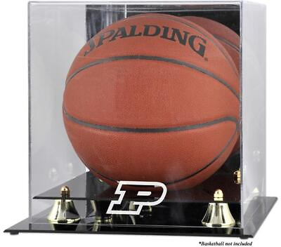 #ad Purdue Boilermakers Golden Classic Logo Basketball Display Case $82.49