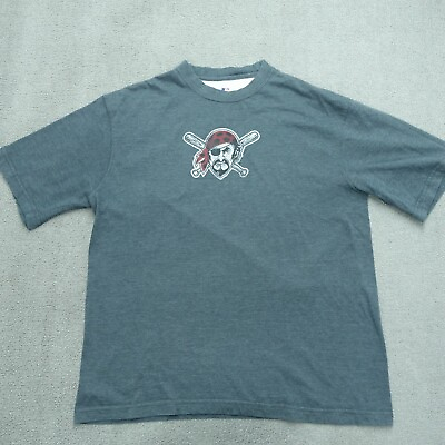 #ad Genuine Merchandise Pittsburgh Pirates T Shirt Men#x27;s Size M Gray Graphic Print $12.46