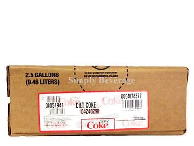 Diet Coke Soda Syrup Concentrate 2.5 Gallon Bag in Box $94.50