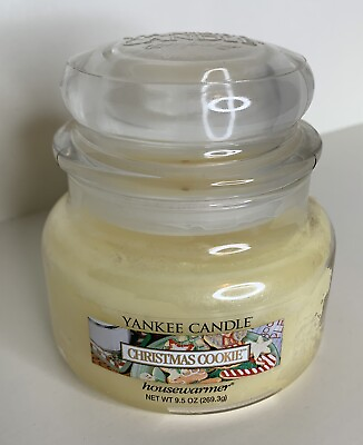 #ad Christmas Cookie Yankee Candle Medium Jar 1 wick 9.5 oz NEW Housewarmer Holiday $29.99