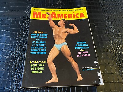 #ad JULY 1959 MR MISTER AMERICA bodybuilding magazine ED THERIAULT $24.99
