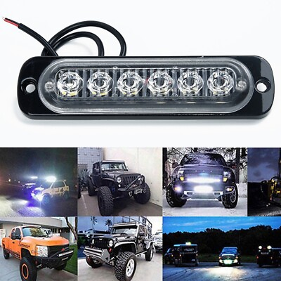 #ad #ad LED Light Bar Work Lamp Driving Fog Lights 12V Spot Beam Offroad SUV Auto Car $6.09