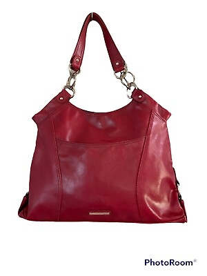 #ad Vintage red leather Purse Nine West $15.99