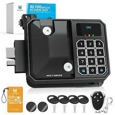 #ad MICTUNING Keyless RV Door Lock Wireless Entry Keypad NFC RV Latch Lock fo Camper $100.99