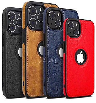 #ad For iPhone 15 14 Plus 13 12 11 Pro Max Mini XR XS Slim Luxury Leather Case Cover $9.45