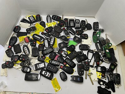 #ad OEM Lot of 60 FORD Jeep Nissan Honda Etc Remote Smart Keys Fobs UNTESTED $1000.00