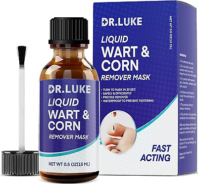 #ad Dr. Luke Liquid Wart Remover amp; Corn Remover Mask .5oz EXP 02 2025 $15.99