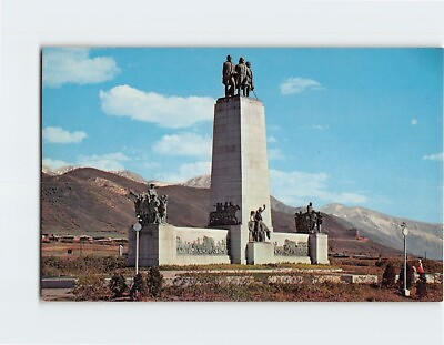 #ad Postcard quot;This is the Placequot; Monument Emigration Canyon Salt Lake City Utah USA $9.95