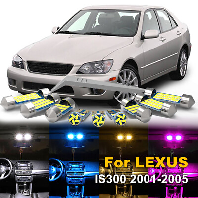#ad 15X LED Interior Light Map Bulbs Package Kit For LEXUS IS300 2001 2005 TOOL $15.98