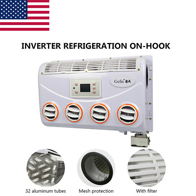 #ad 12V AC Universal Air Conditioner Evaporator for Truck Excavator RVBus Motorhome $315.99