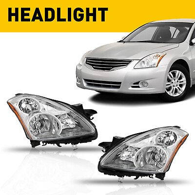 #ad Headlights Driving Lamps LeftRight Fits 2010 2012 Altima 4Dr Sedan Clear 10 12 $116.84