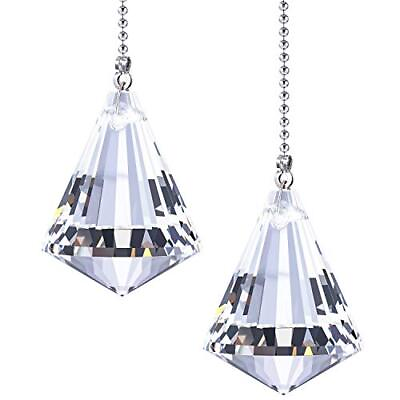 #ad 2 Pieces Pull Chain Ceiling Fan Pull Chain Ornaments Light Pull Chain Extensi $13.66