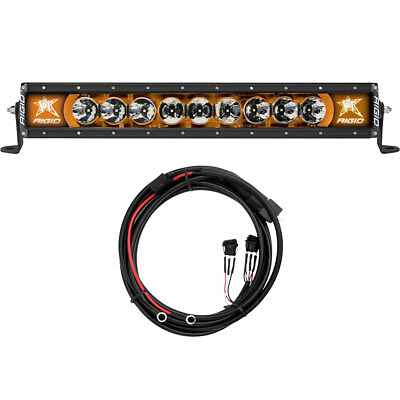 Rigid Industries® Radiance 20 inch LED Light Bar Amber Backlight with Harness $459.99