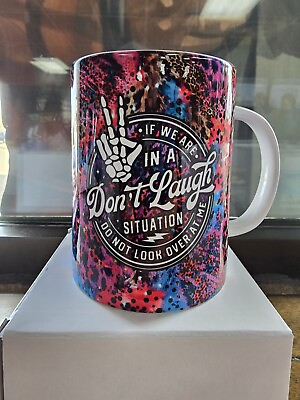 #ad In a Don#x27;t Laugh Situation don#x27; look over at Funny Sarcastic Coffee Cup 15oz $15.95
