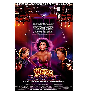 #ad Weird Science Movie Poster 24quot; x 36quot; $19.75