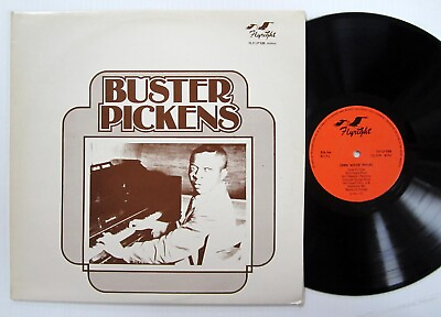#ad EDWIN Buster PICKENS LP Flyright 1977 Near MINT vinyl Blues UK press Dh 256 $22.00