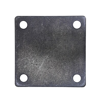 #ad FLAT SQUARE STEEL METAL BASE PLATE 5quot; x 5quot; x 1 4quot; THICKNESS 3 8quot; HOLE QTY 4 $32.00