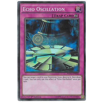 #ad YuGiOh Echo Oscillation 1st Edition Continuous Trap Card GBP 0.99