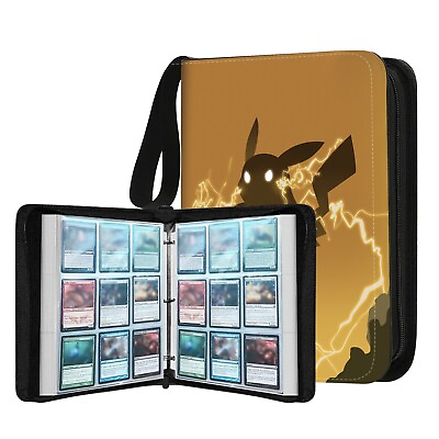 #ad 900 Card Binder for Pokemon TCG Card 9 Pocket with 50 Sleeves $19.99