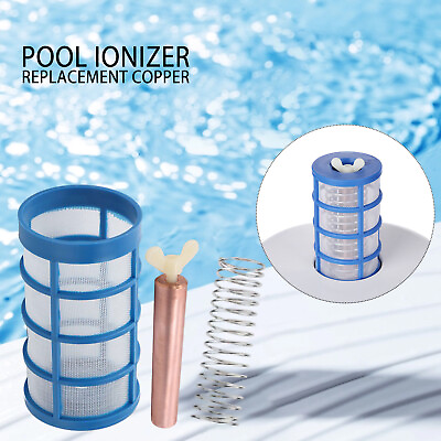 #ad 1 Set Solar Pool Ionizer Replacement Copper for Swimming Pool Purifier Partsbr $19.94