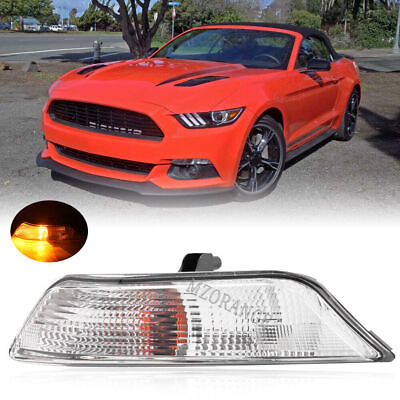 #ad Left Driver Park Turn Signal Light Side Marker Lamp For Ford Mustang 2015 2017 $33.99