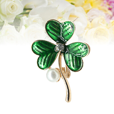 #ad Shamrock Pin St Patricks Day Decorations Women#x27; s Jewelry $6.44
