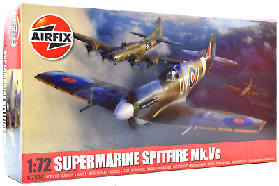 #ad Airfix Supermarine Spitfire Mk.Vc 1:72 Scale Plastic Model Kit A02108A $14.99