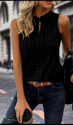 #ad women#x27;s black blouse $14.99