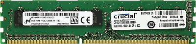 #ad Crucial ECC Unbuffered 8GB DDR3 1600MHz PC3 12800 Server RAM Memory 1.35V LOT $14.70